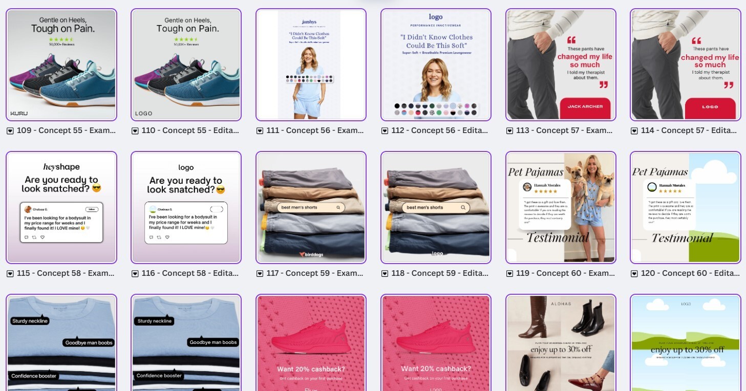 150 Professional Canva Fashion Ad Templates | Ready-to-Use Digital Designs