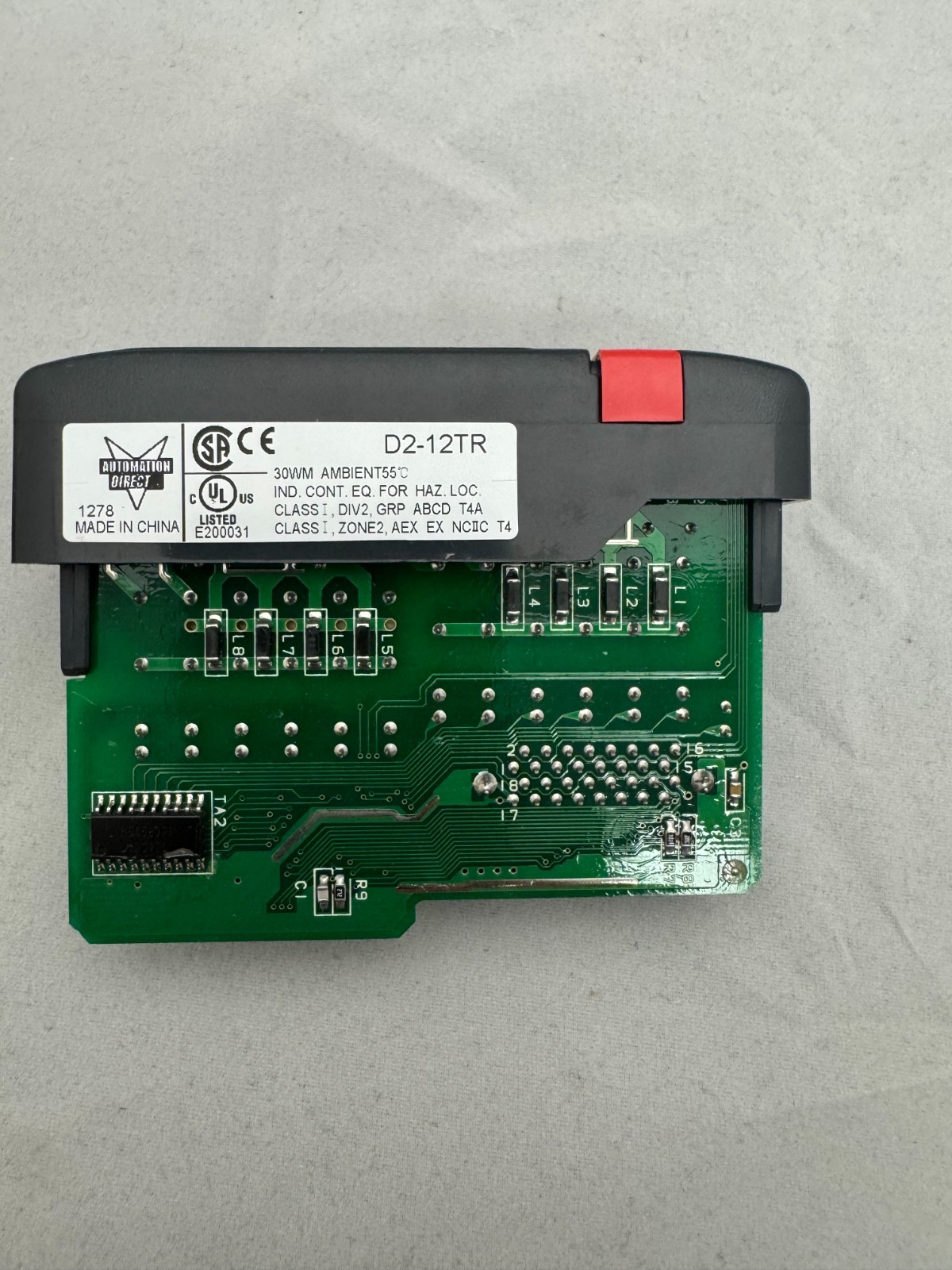 AutomationDirect D2-12TR DirectLogic 205 Relay Output Module – 12-Point – 5-30VD