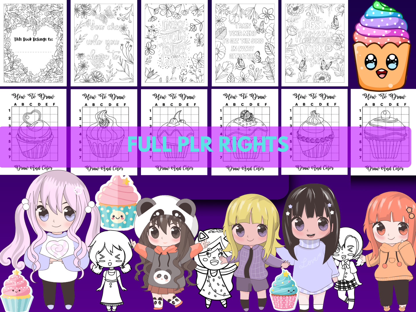 30,000 Page Ultimate Coloring & Activity Mega-Bundle | MRR PLR Resell Right