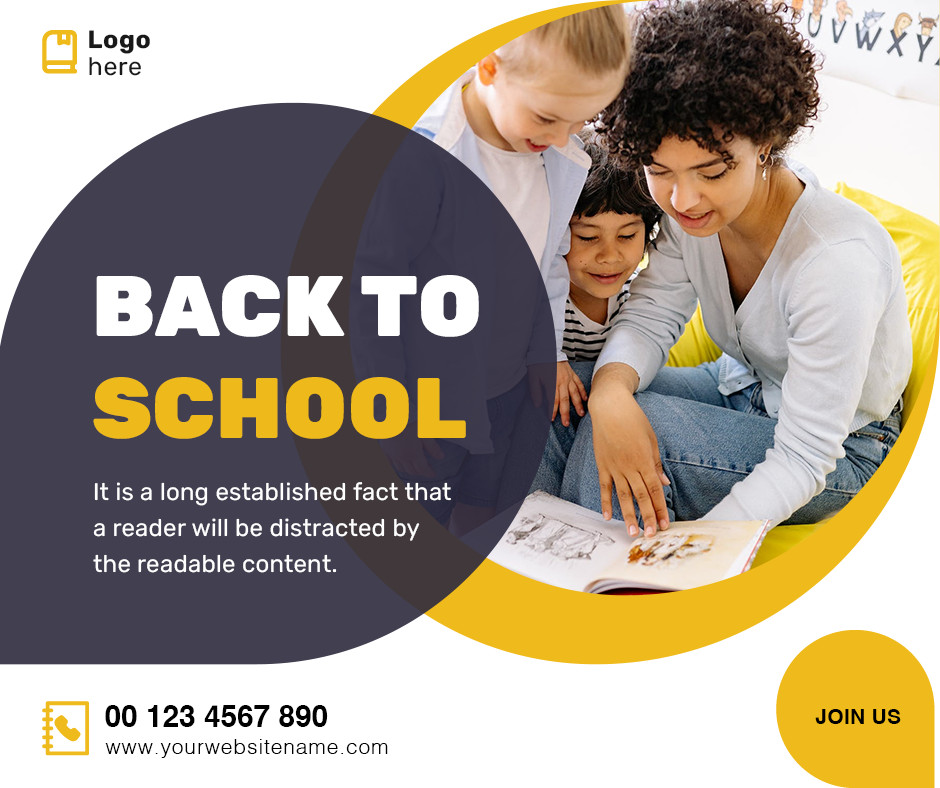 Back To School Social Media Marketing Templates