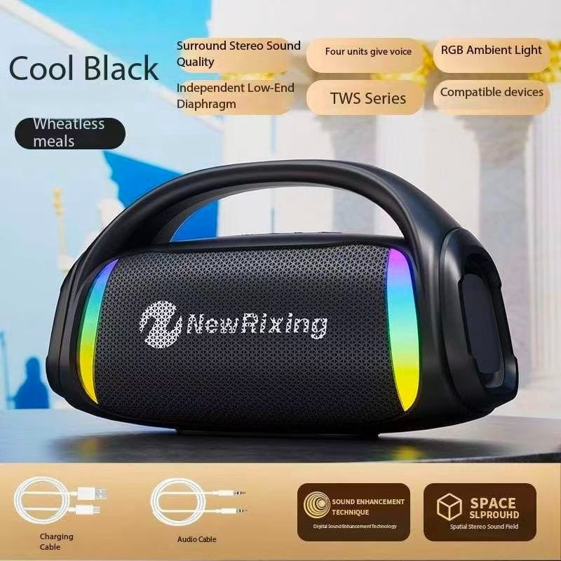 Microphone and speaker all-in-one wireless Bluetooth microphone