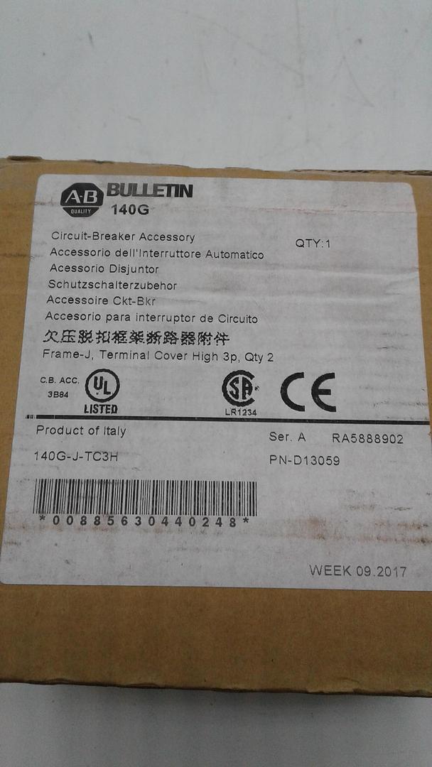 Allen-Bradley Bulletin 140G Circuit Breaker Accessory 140G-J-TC3H