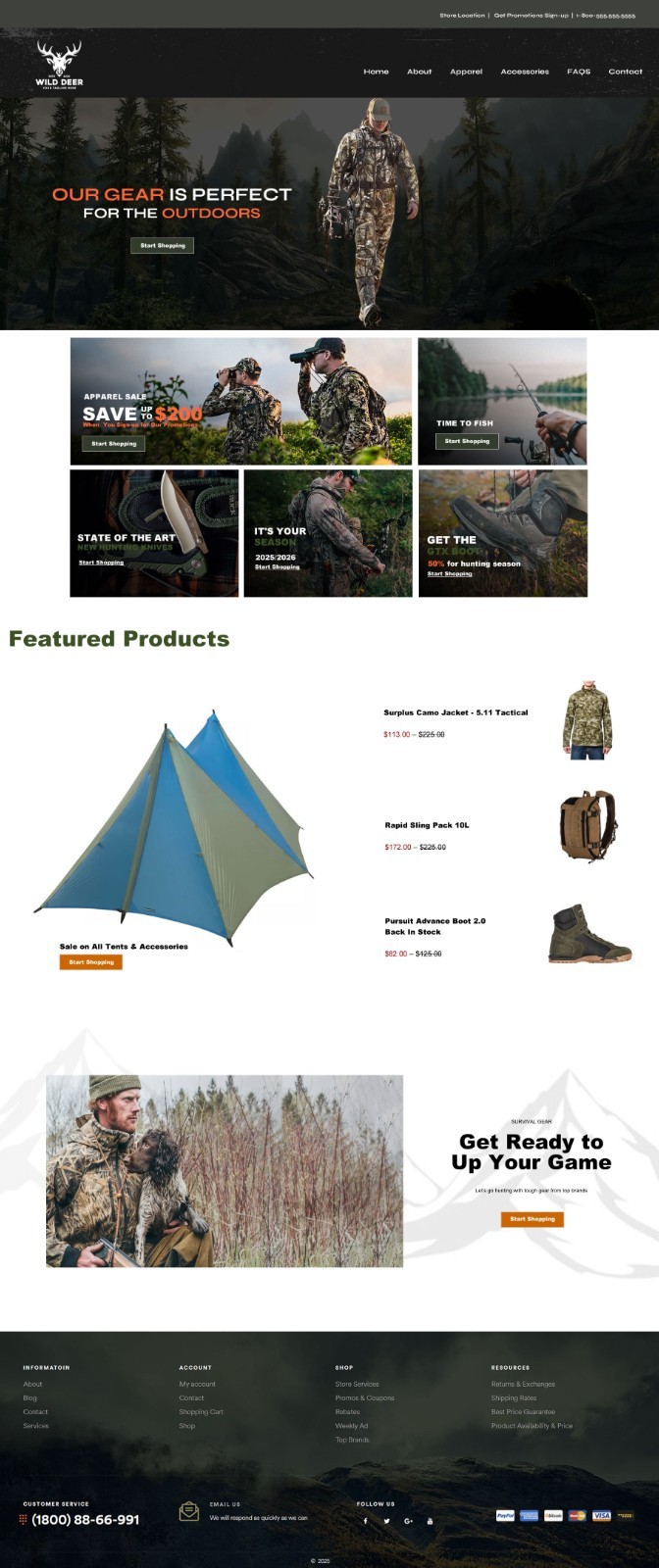 WordPress Site Development- Pet site, Furniture site, Pool site, Lodge/Hotel