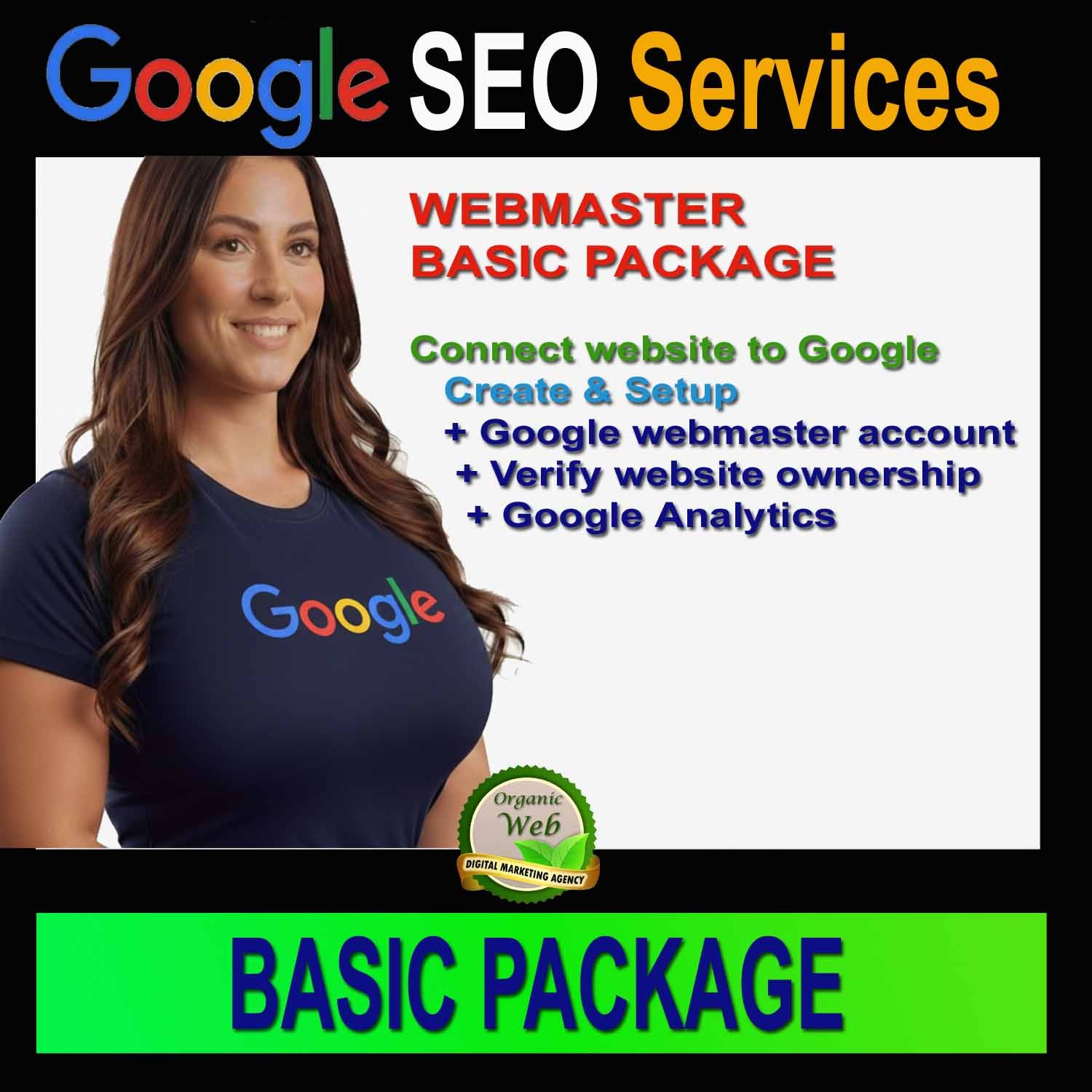 GOOGLE SEO Services | CONNECT YOUR WEBSITE TO GOOGLE – BING – YAHOO – GMB Pack