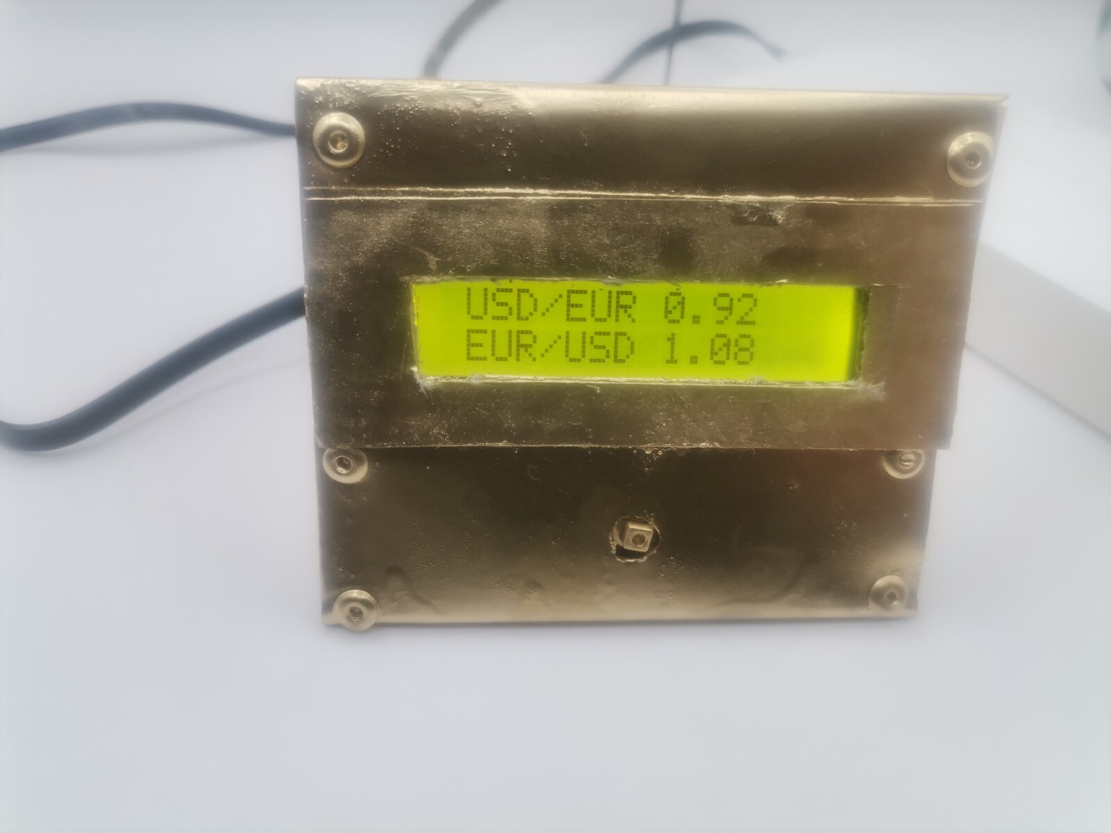 2×16 Info Wi-Fi Display: Live Web Visits, FB Likes, YT Views, …