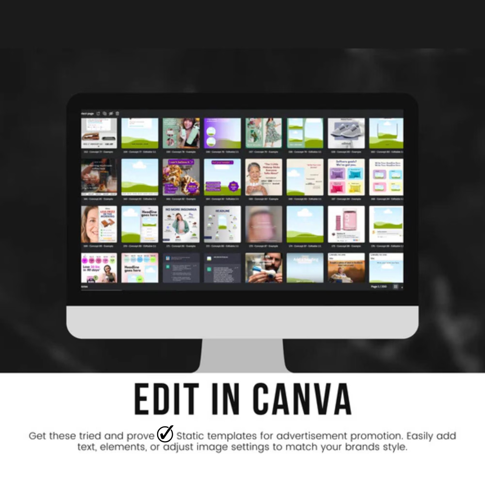 100+ High-Converting Static Ads Canva Templates for Successful Campaigns