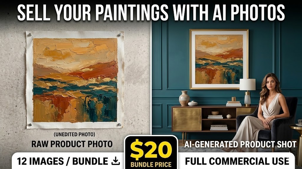 12 Premium AI Product Images | Professional E-Commerce Photoshoot | Fast Deliver