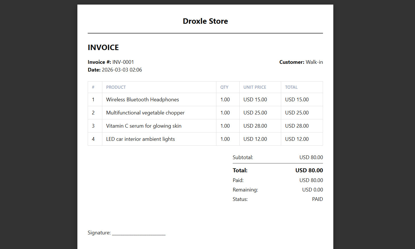 Point of Sale (POS) & Inventory Management System | Free Hosting Included