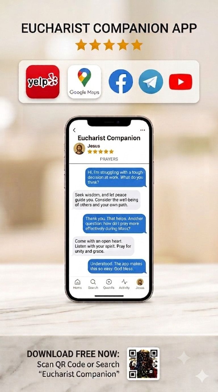 Eucharist Companion Mobile App Digital Download Comprehensive Catholic Prayer Re