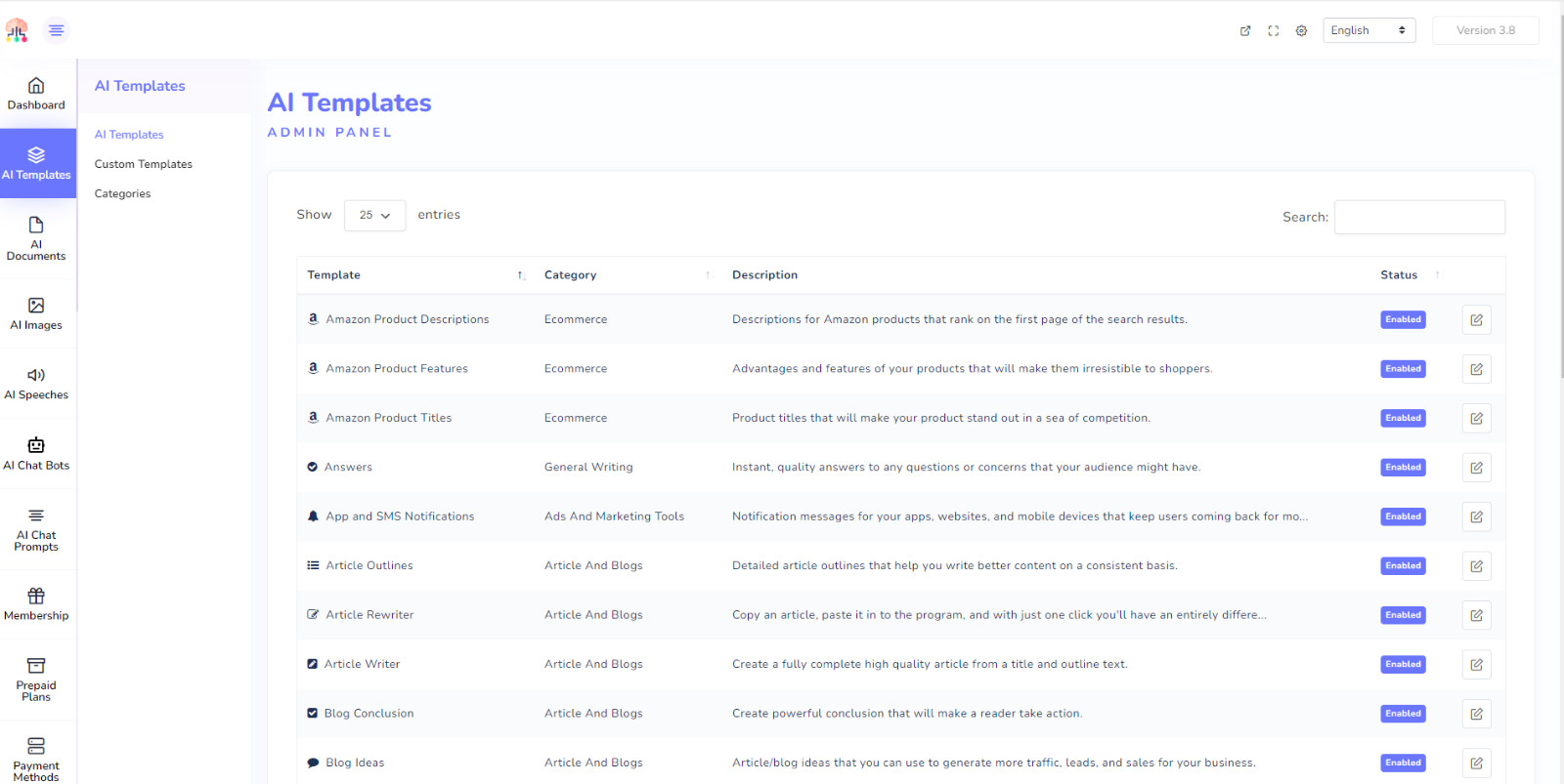 SaaS website for sale