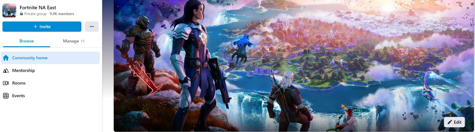 Fortnite Group – Facebook Large Community Group 