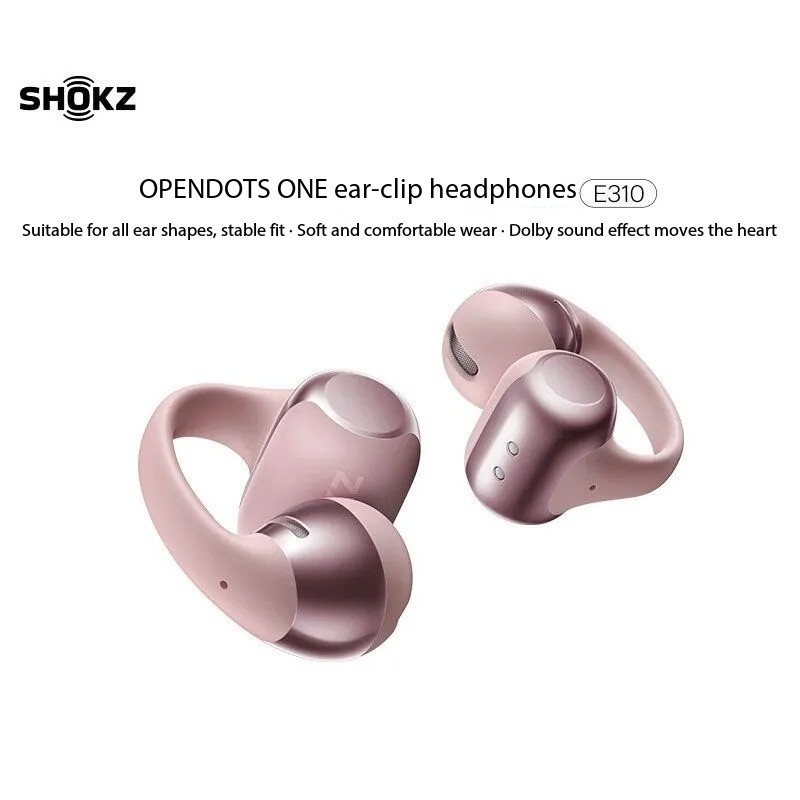 SHOKZ OpenDots ONE310 Open-Style Bluetooth Clip-On Headphones