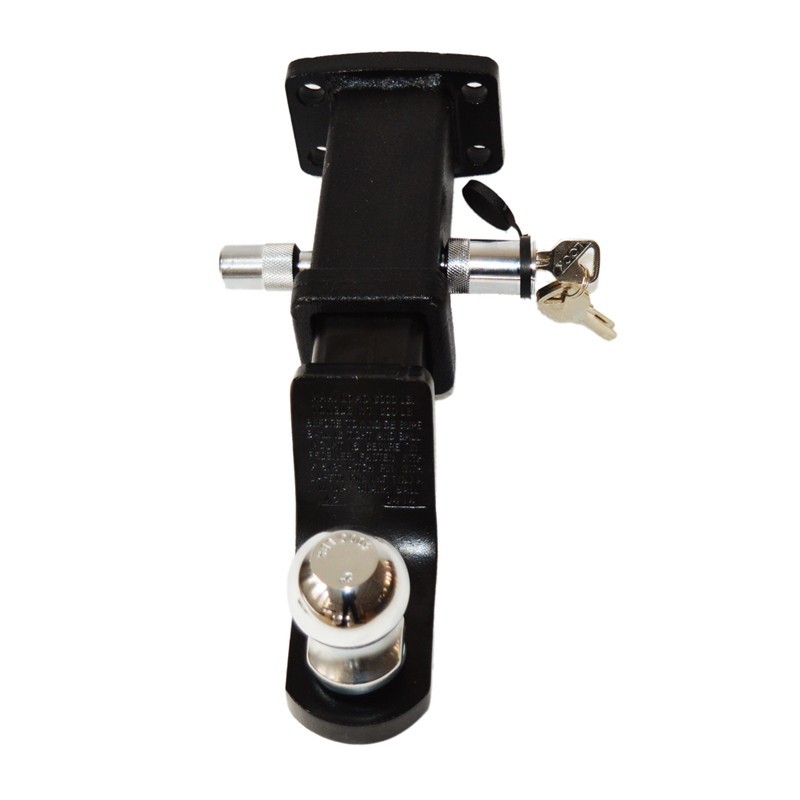 Car Trailer Receiver Hitch Ball Tow Hook Trailer Lock Arm 4″ Long Gage Length