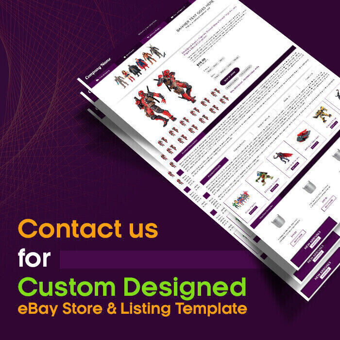 eBay Listing Template Responsive Mobile Design HTML Professional Design