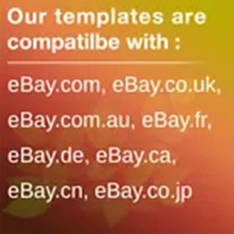 Mobile Responsive eBay Listing Template Auction Gallery Html Professional Design