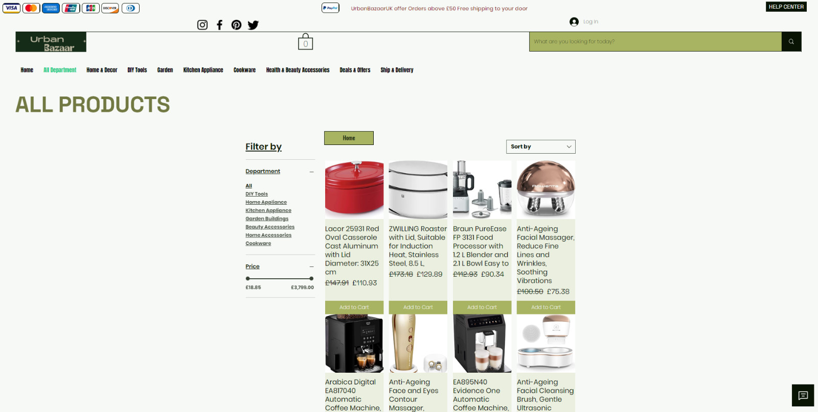 Wix dropshipping e-commerce website with payment member login function ready