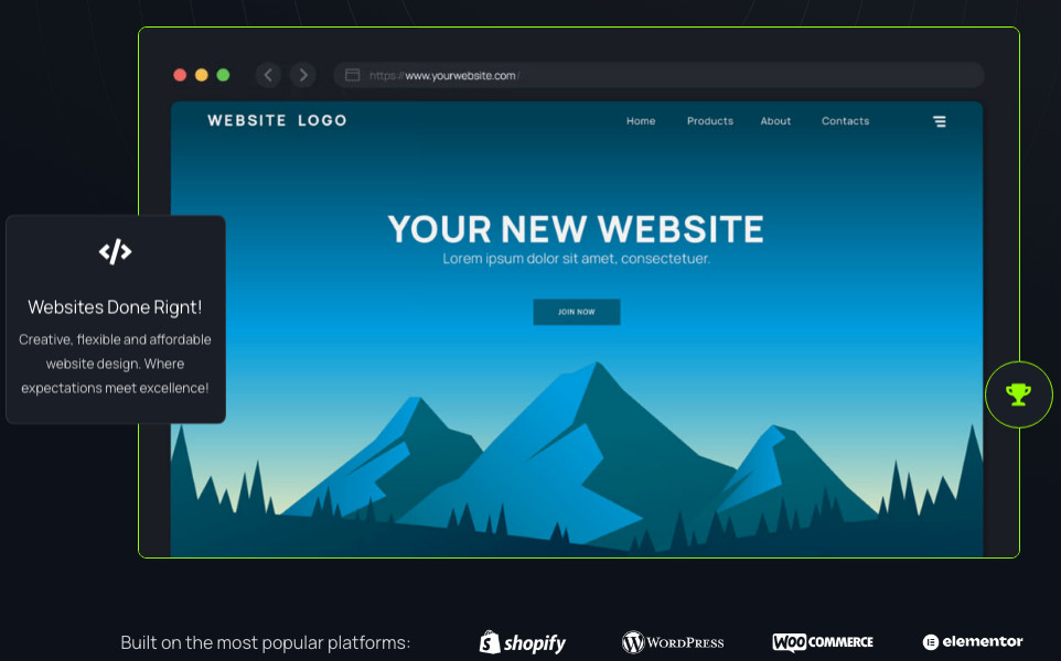 WEBSITE DESIGN SERVICE – CHOOSE FROM 800+ LAYOUTS! *3 DAY COMPLETION TIME*