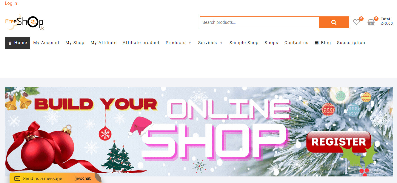 Automated Ecommerce Website WordPress for Sale free sub domain + free hosting