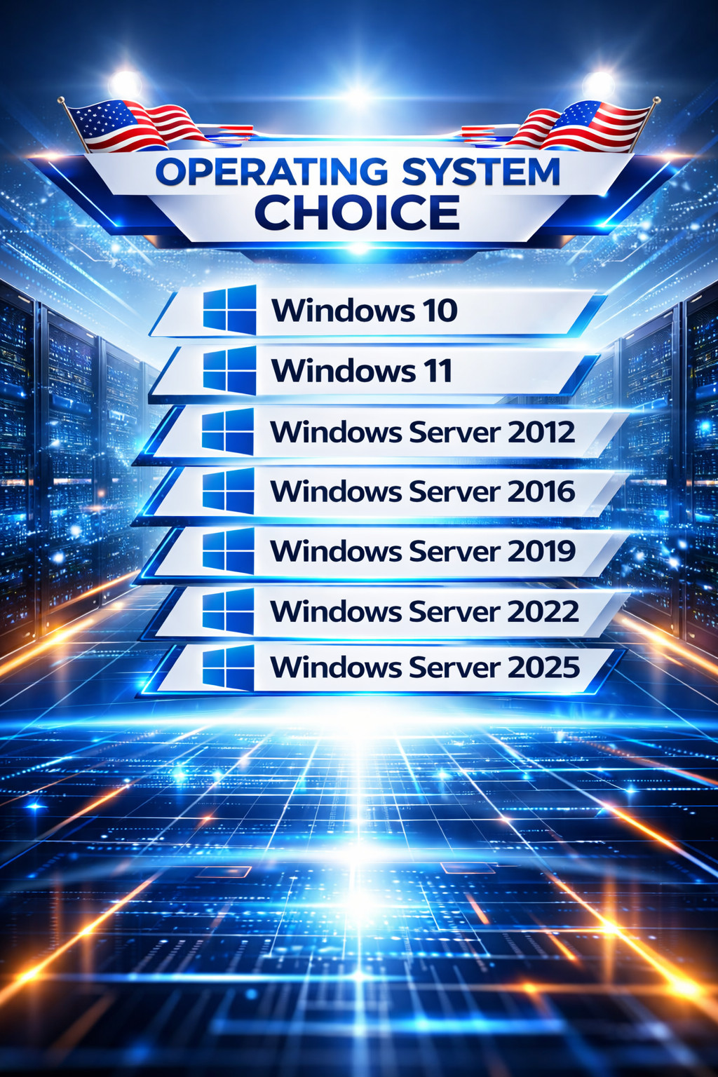 Windows VPS RDP Server 8GB RAM 300GB SSD 1 Year Fast Remote Desktop Hosting