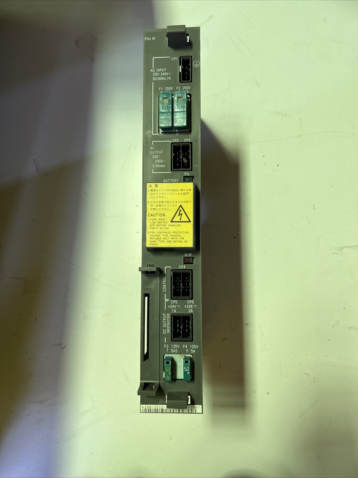 Fanuc A16B-1212-0531/06B-A20B-2000-0600/03A Power Supply Module
