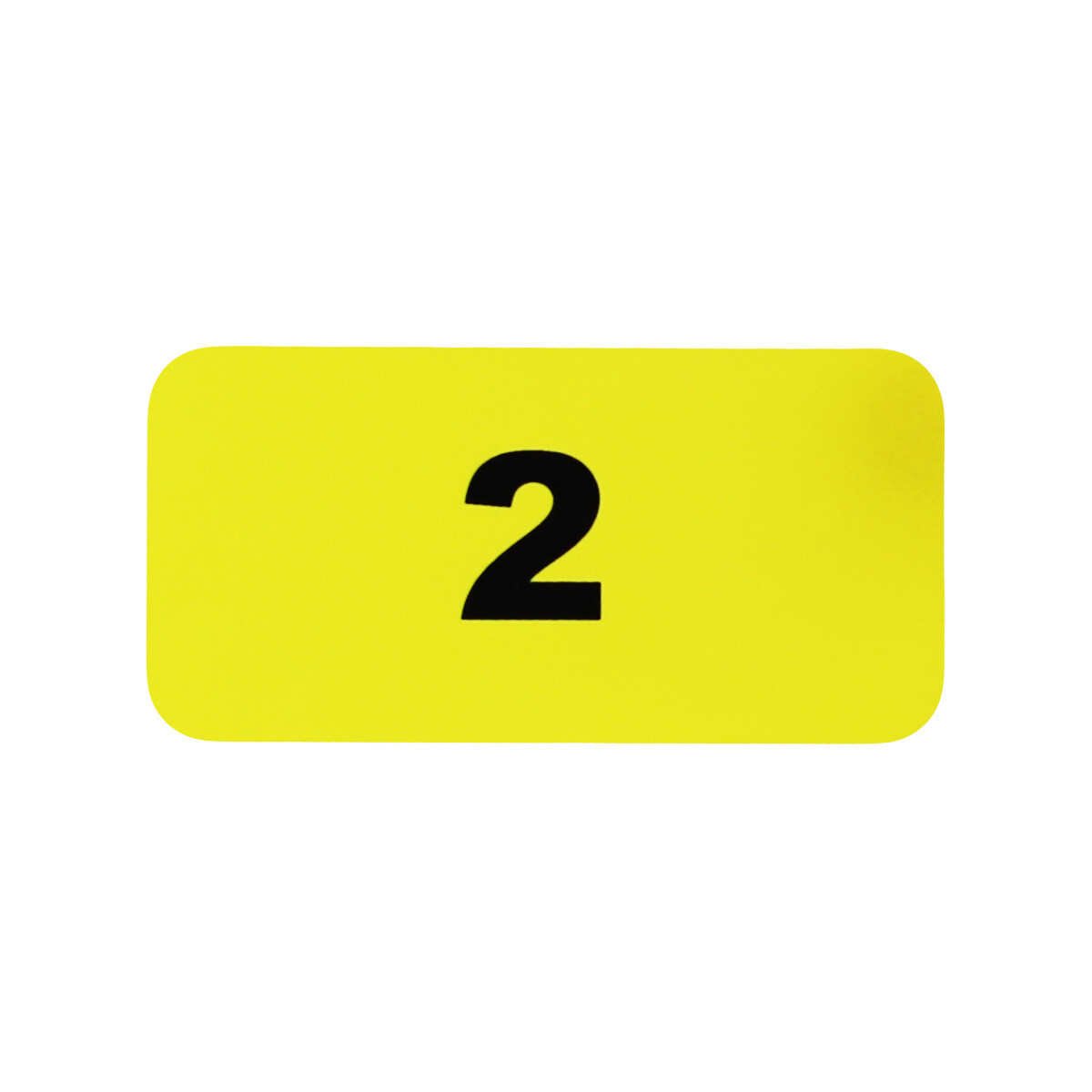 Yellow & Black Consecutive Number Inventory Labels 1 – 1000 | .75 x 1.5″ inch