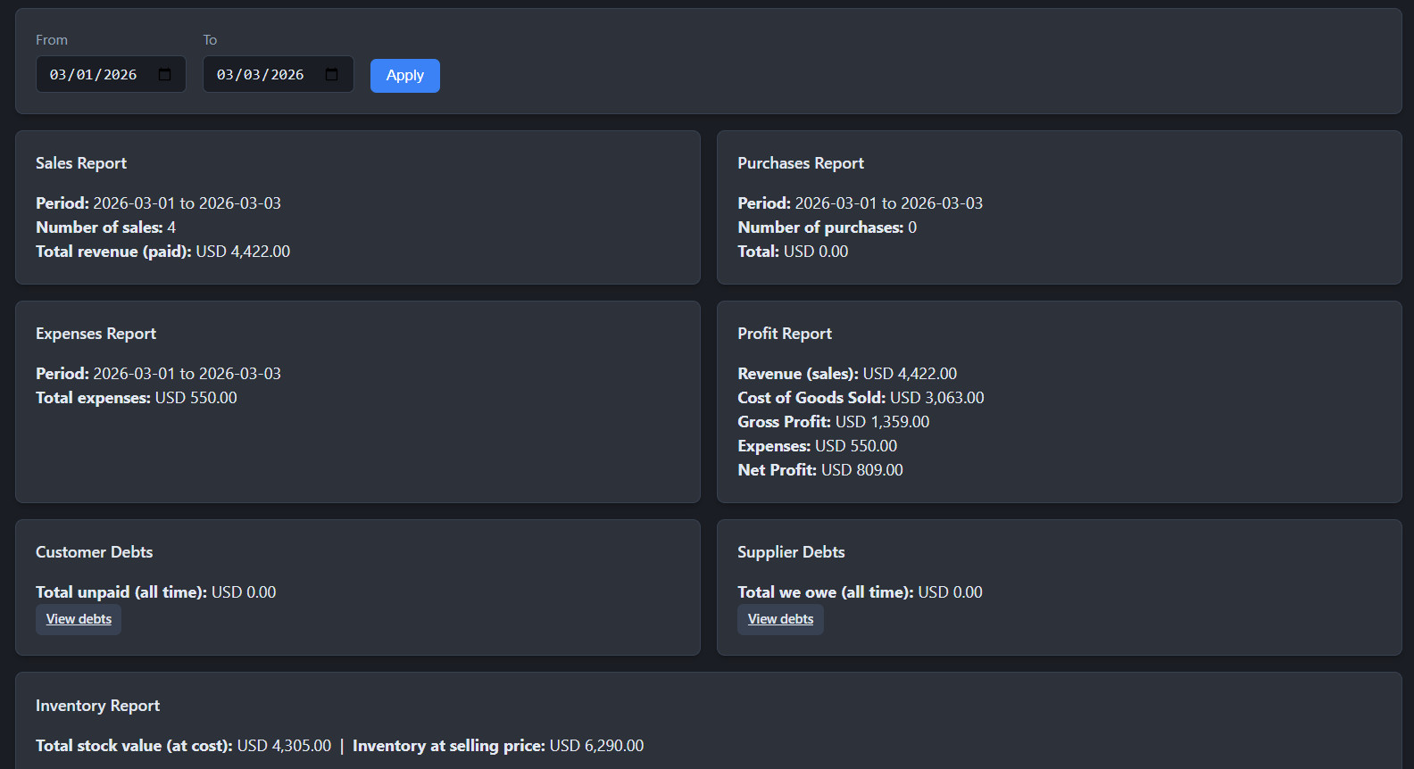 Point of Sale (POS) & Inventory Management System | Free Hosting Included
