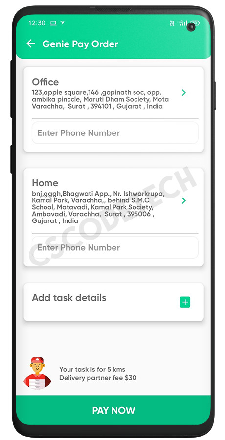 GoServe Multi-Vendor Food, Grocery, Pharmacy Delivery Android App + Admin Panel