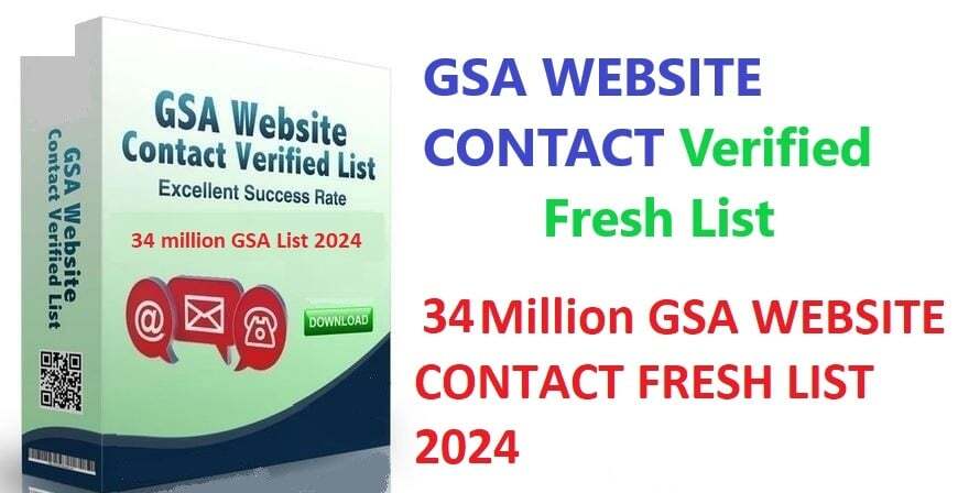 GSA WEBSITE CONTACT Verified Fresh List