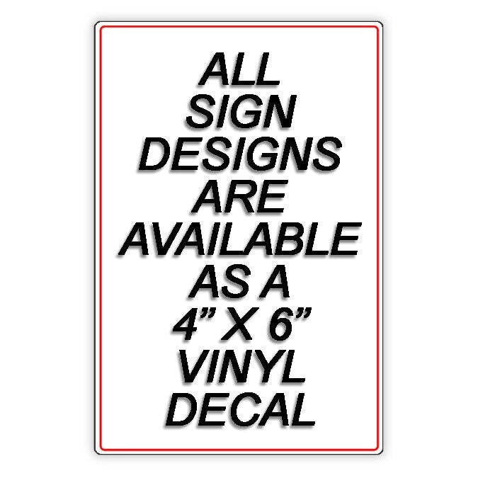No Trespassing Private Property Keep Out Aluminum Sign / Decal Snt012 /