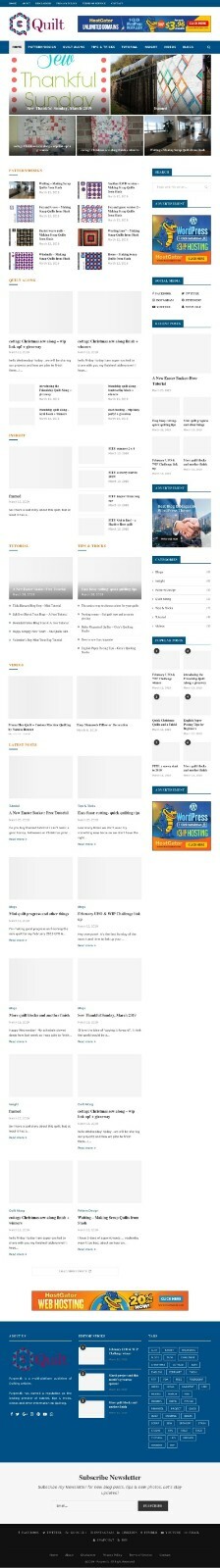 Quilting Automated WordPress Website – Turnkey Site