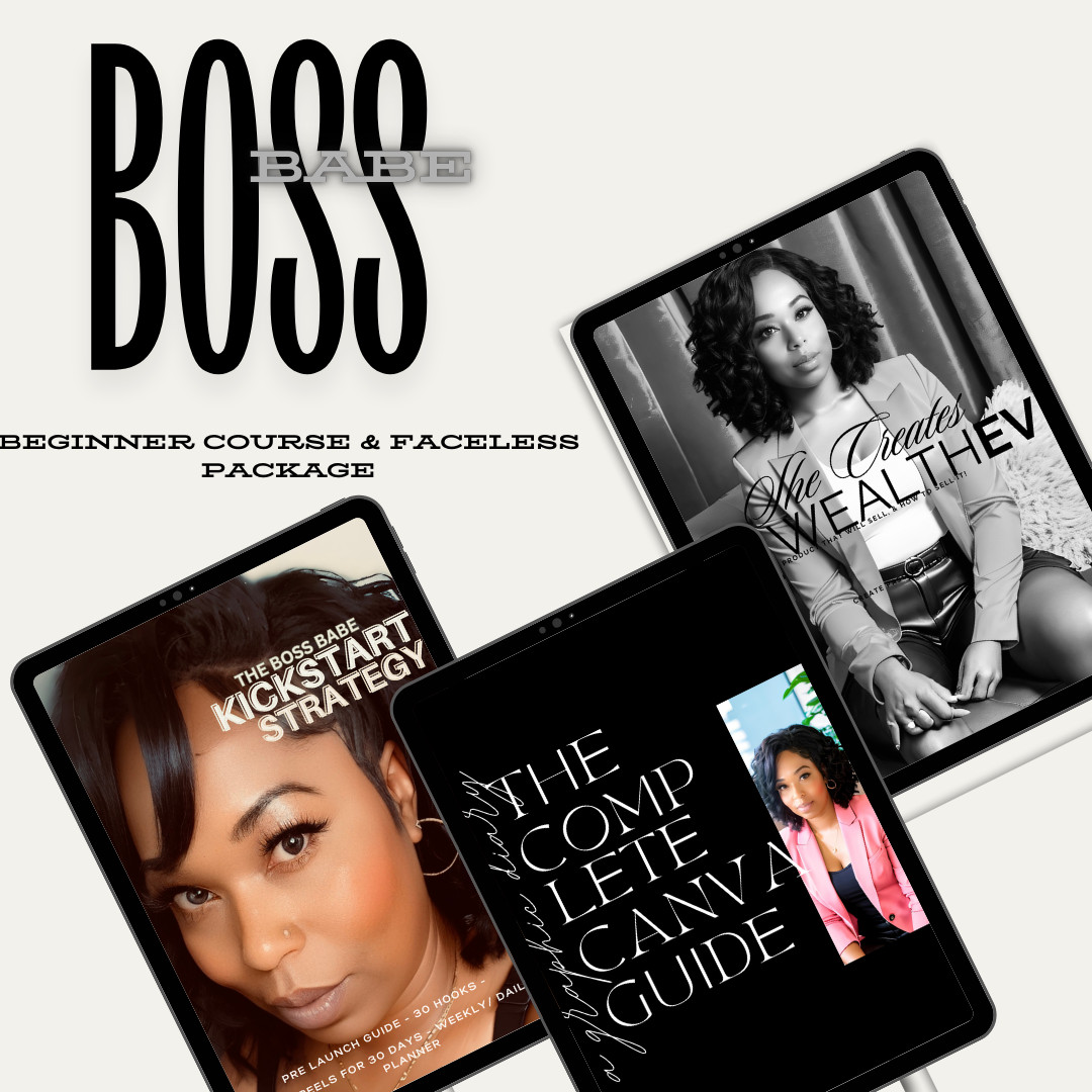 Boss Babe beginner course & faceless package