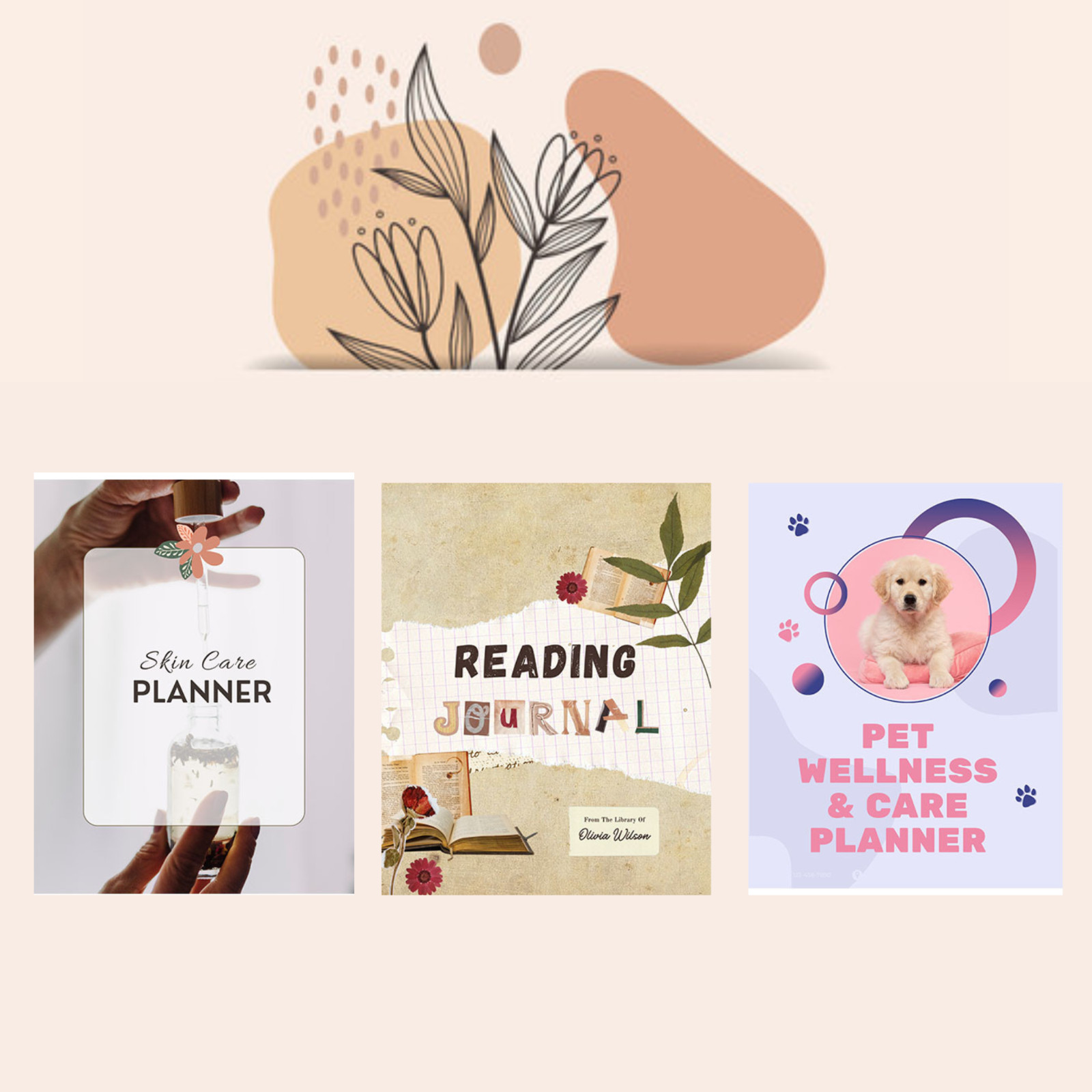 Mega Bundle of Canva Planners & Journals – 12,000+ Customizable Pages, PLR/MRR