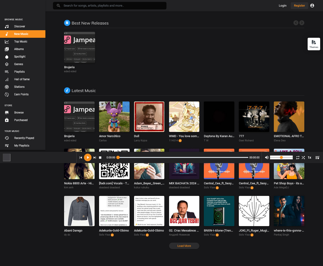 Soundra – Music Sharing & Streaming PHP Platform | SaaS Ready | Full Source Code