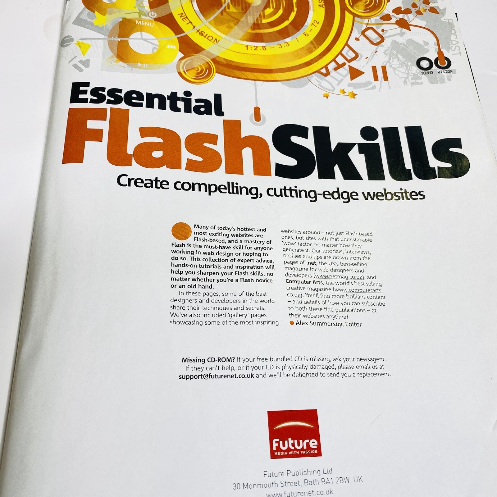 Essential FLASH skills Create Websites Movies Animation MP3 Graphics W/cd PC Tec