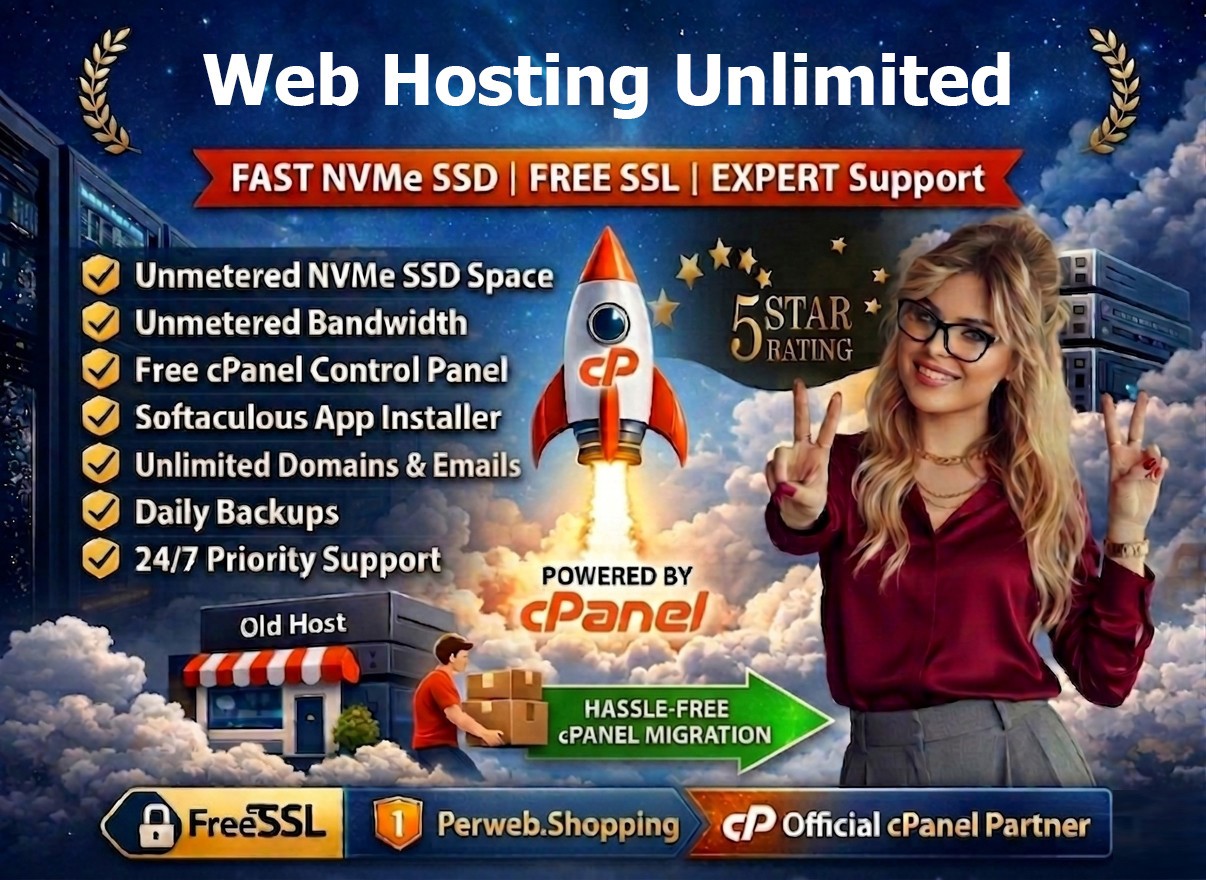 Web Hosting Unlimited – ⚙️ SSD + SSL + Emails + 24/7 Fast Support – $14.99/Year!