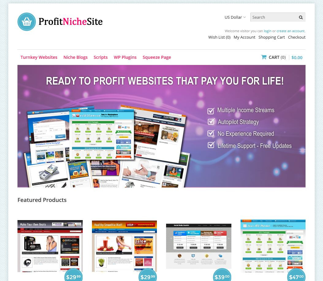 🥇 Turnkey Niche Website Selling Business
