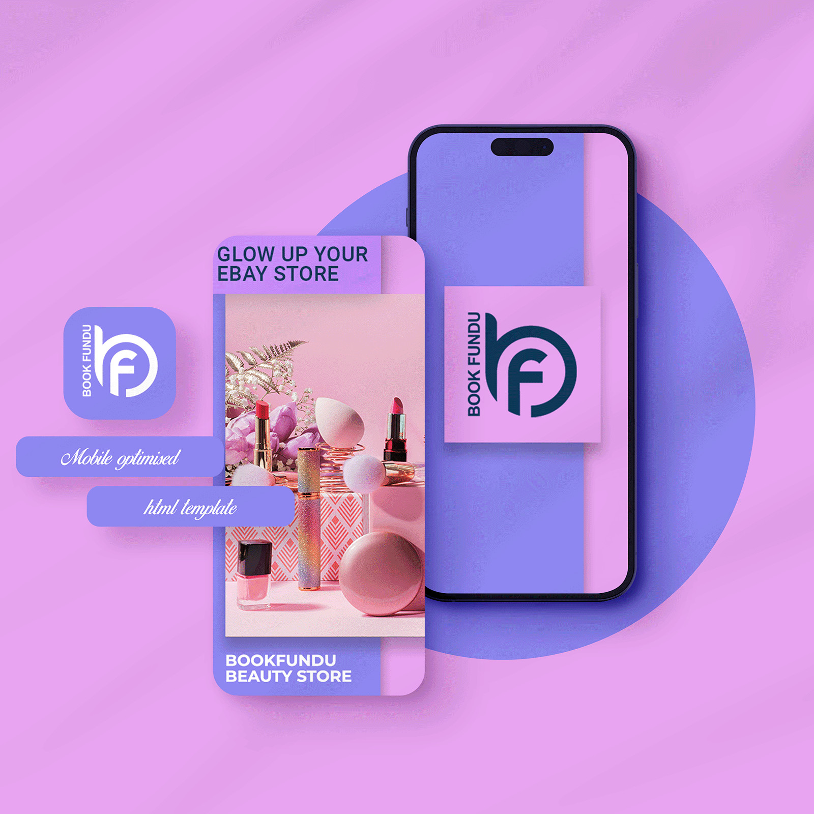 Sell Beauty with Style | Elegant eBay Store Design & HTML Listing Template 2025