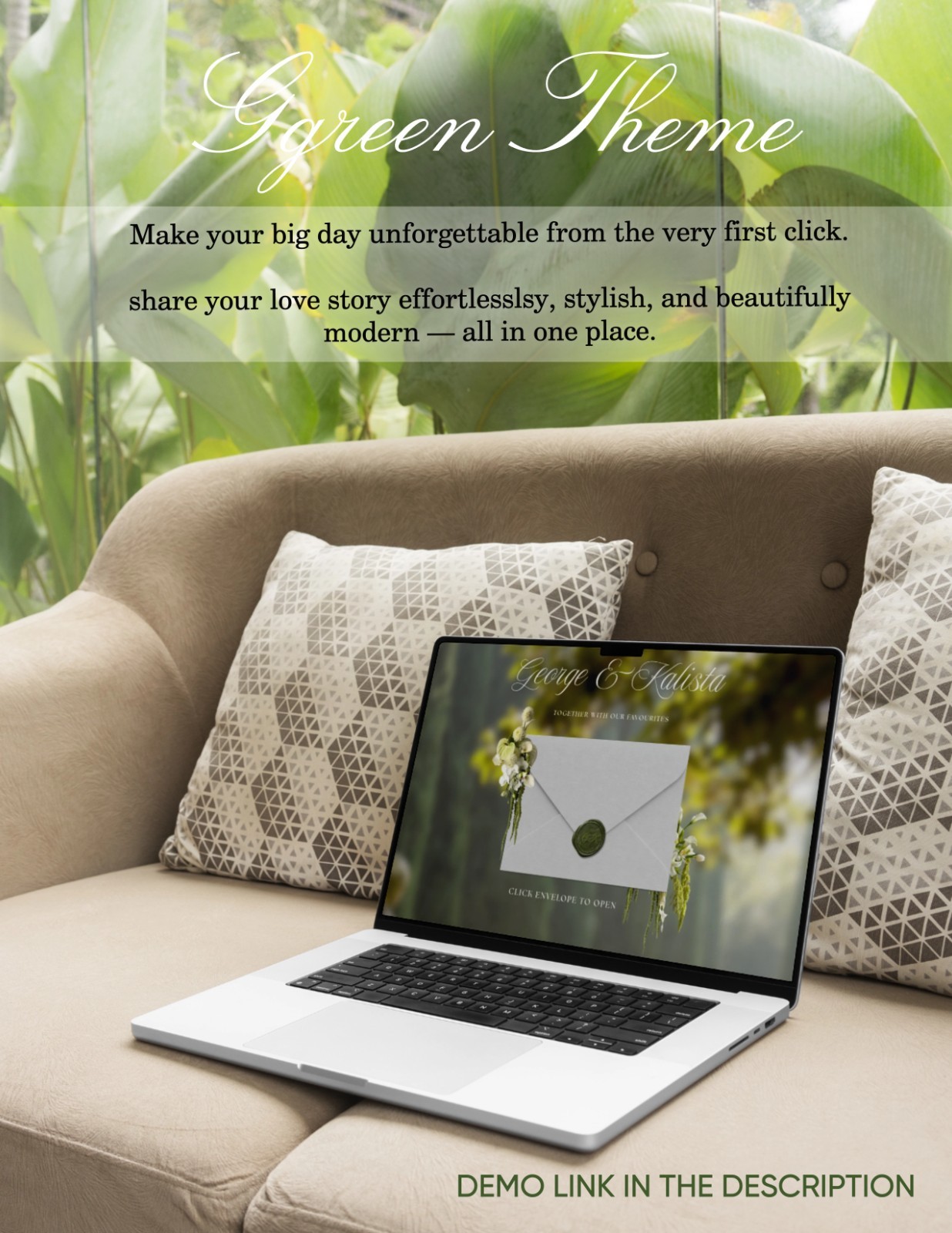 Wedding Website template | Rsvp invite | custom wedding site editable in canva