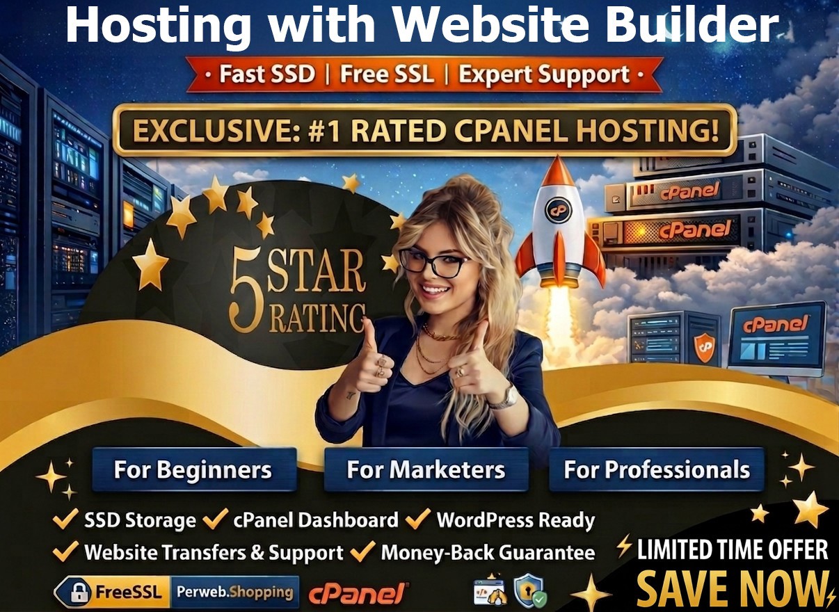 Hosting with Website Builder – 🌐 Unlimited SSD | SSL | Emails | Only $14.99/Yr