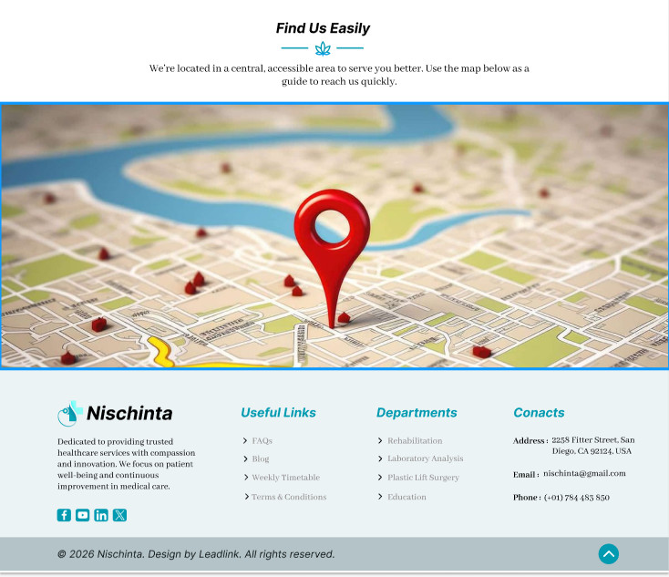 Medical Hospital Website Template | Healthcare Landing Page | Doctor Clinic