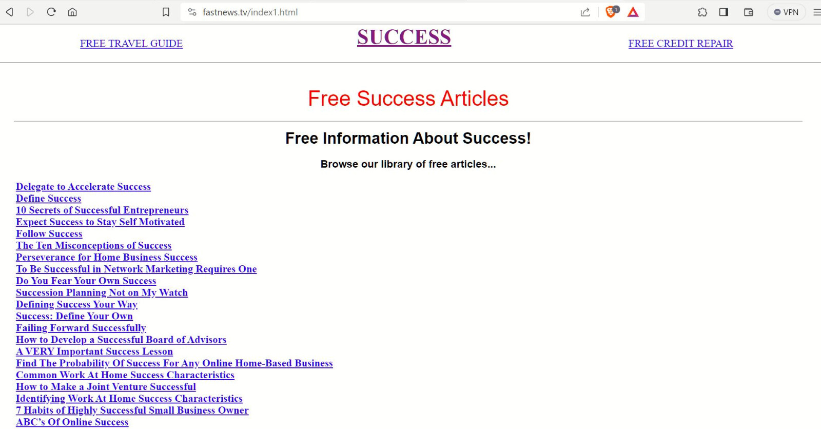 FastNews.tv PREMIUM DOMAIN WEBSITE FOR FAST BREAKING NEWS WITH SUCCESS ARTICLES