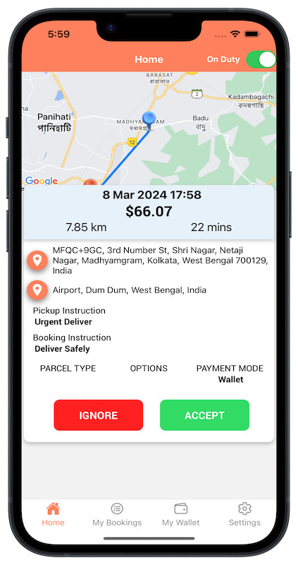 Exicore – Delivery React Native App | Android, iOS | Complete Delivery Solution
