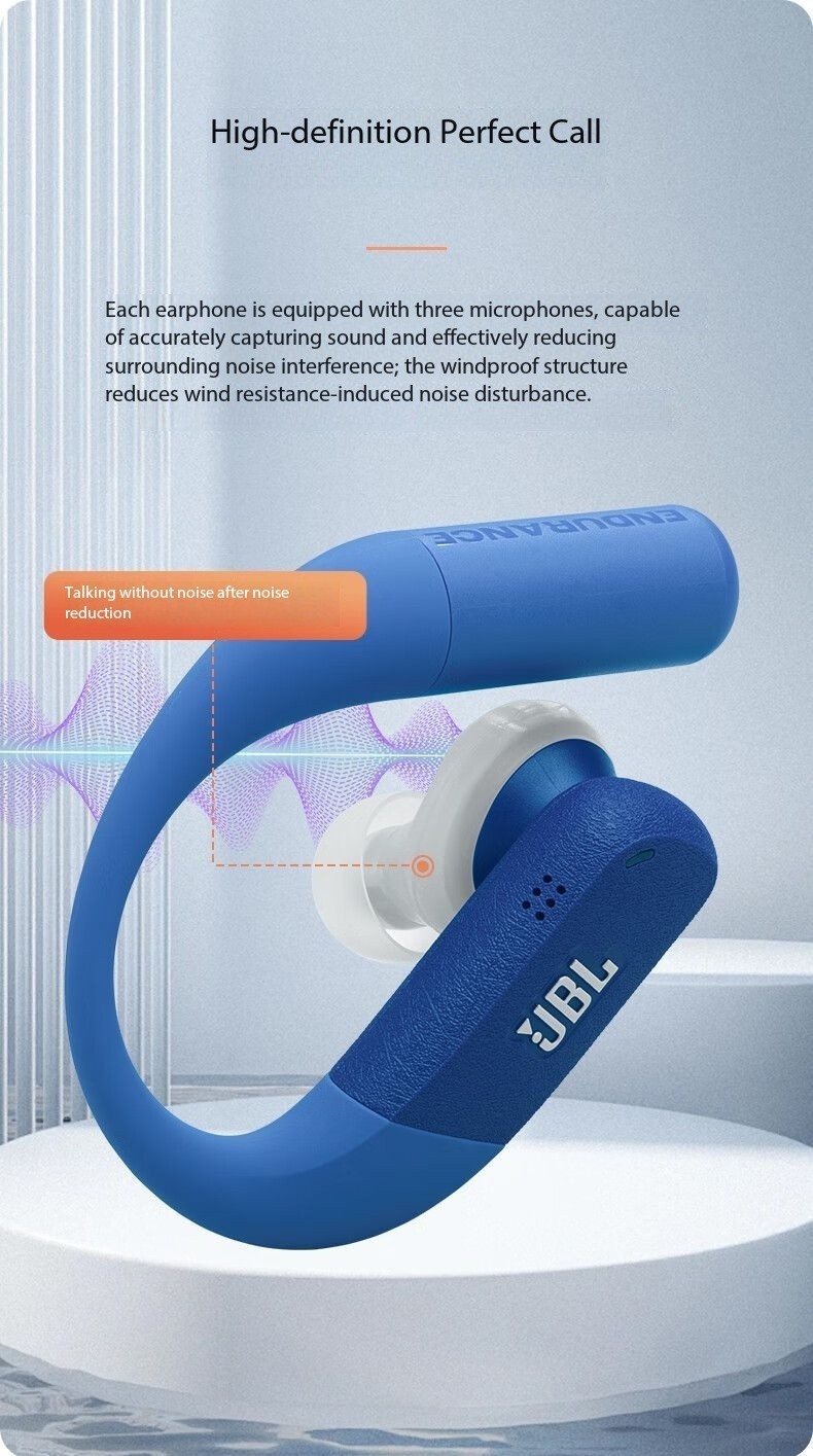 JBL Endurance Peak 4 Wireless Bluetooth Earphones with Active Noise Cancellation