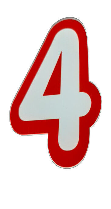 CAR DEALER NEW WINDOW ADVERTISE DIE CUT SLOGANS STICKERS in WHITE/ RED