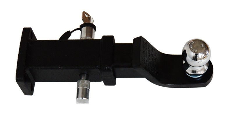 Car Trailer Receiver Hitch Ball Tow Hook Trailer Lock Arm 4″ Long Gage Length