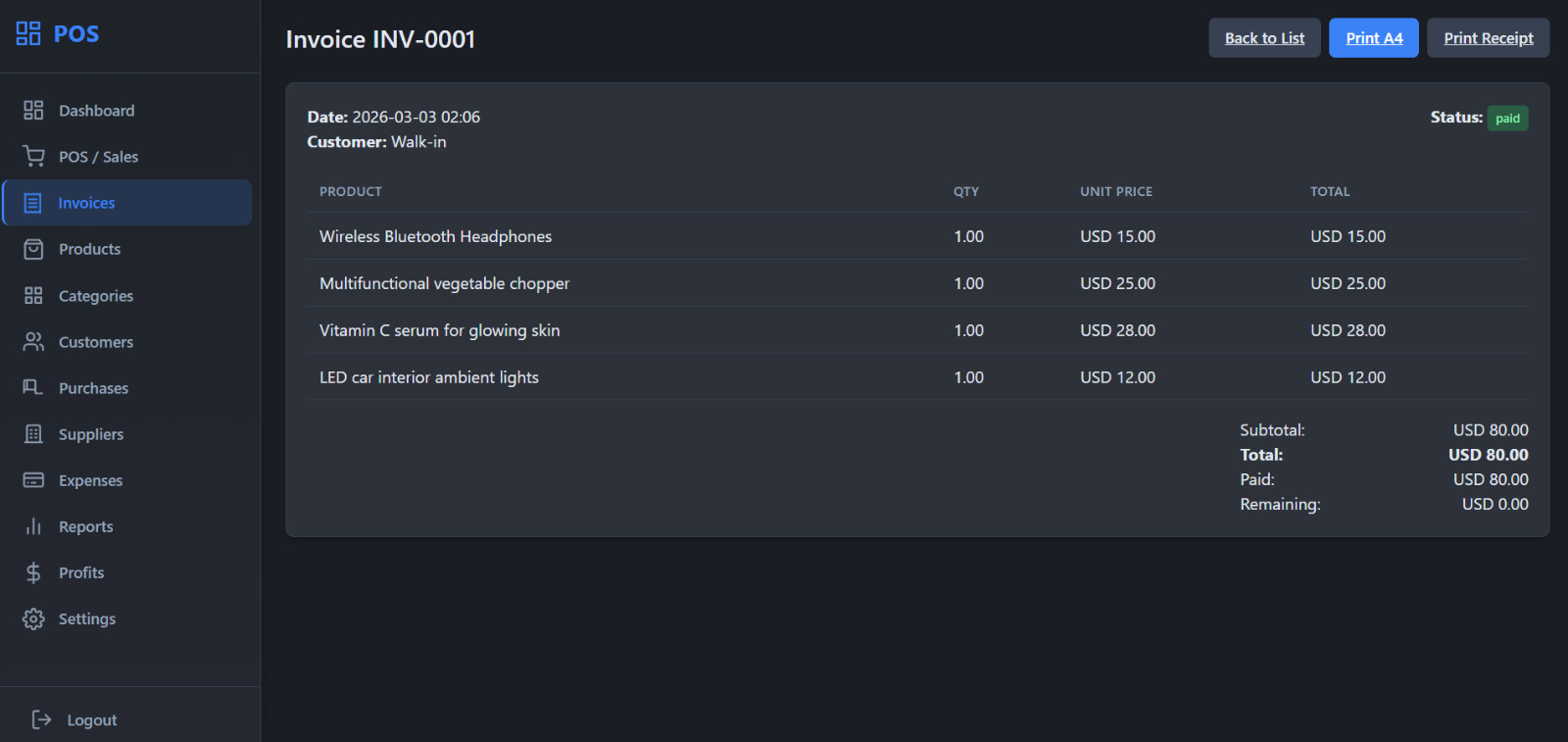 Point of Sale (POS) & Inventory Management System | Free Hosting Included
