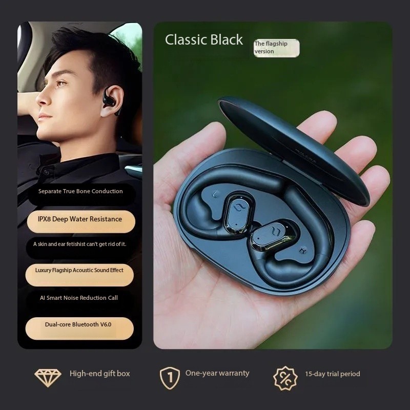 SHEYIN X60 bone conduction Bluetooth headset, hanging ear style