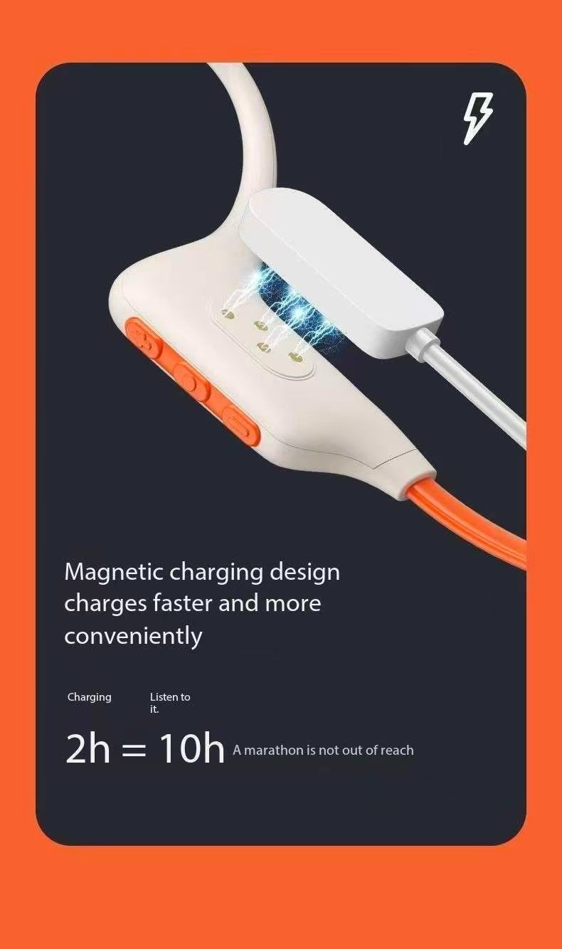 SHEYIN X6Pro Bone Conduction Bluetooth Headphones with Ultra Long Battery Life
