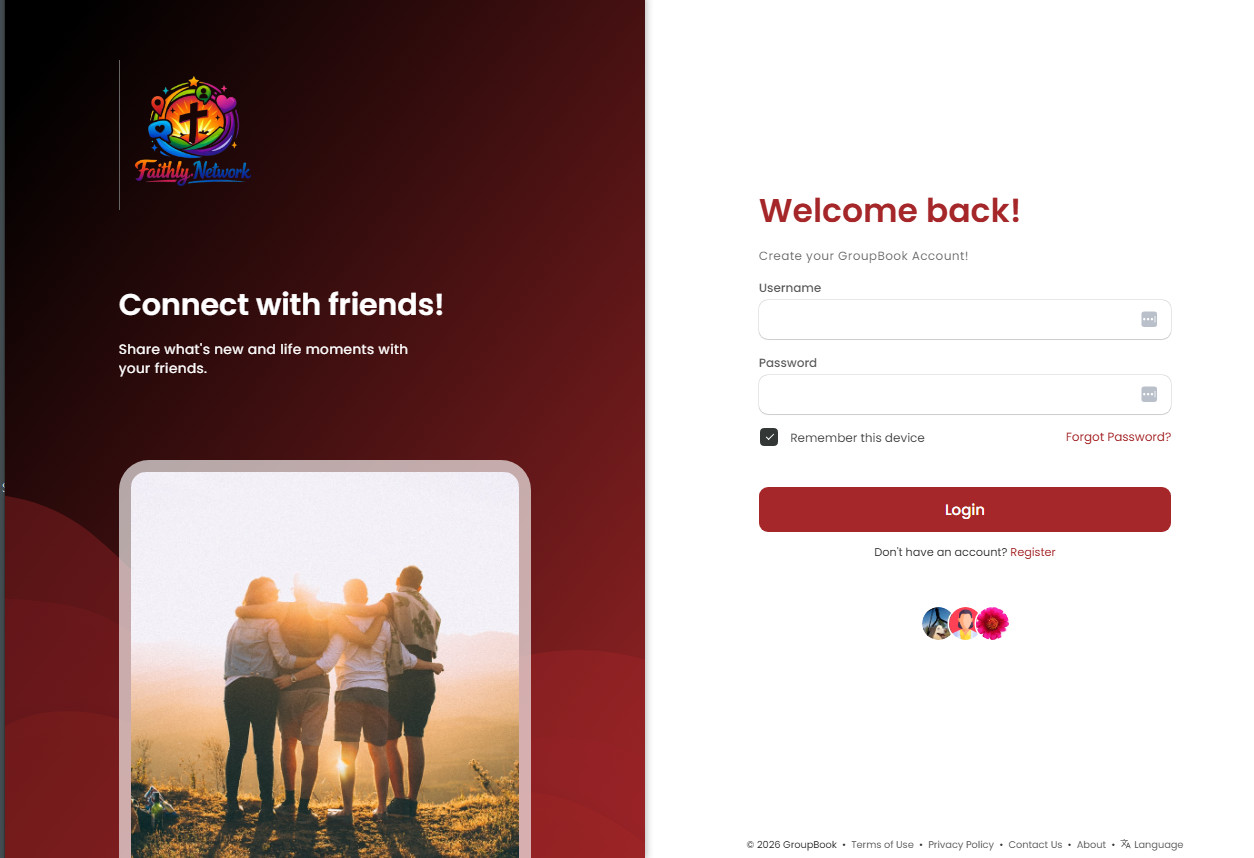 Online Social Network Responsive Website Free Hosting / Setup