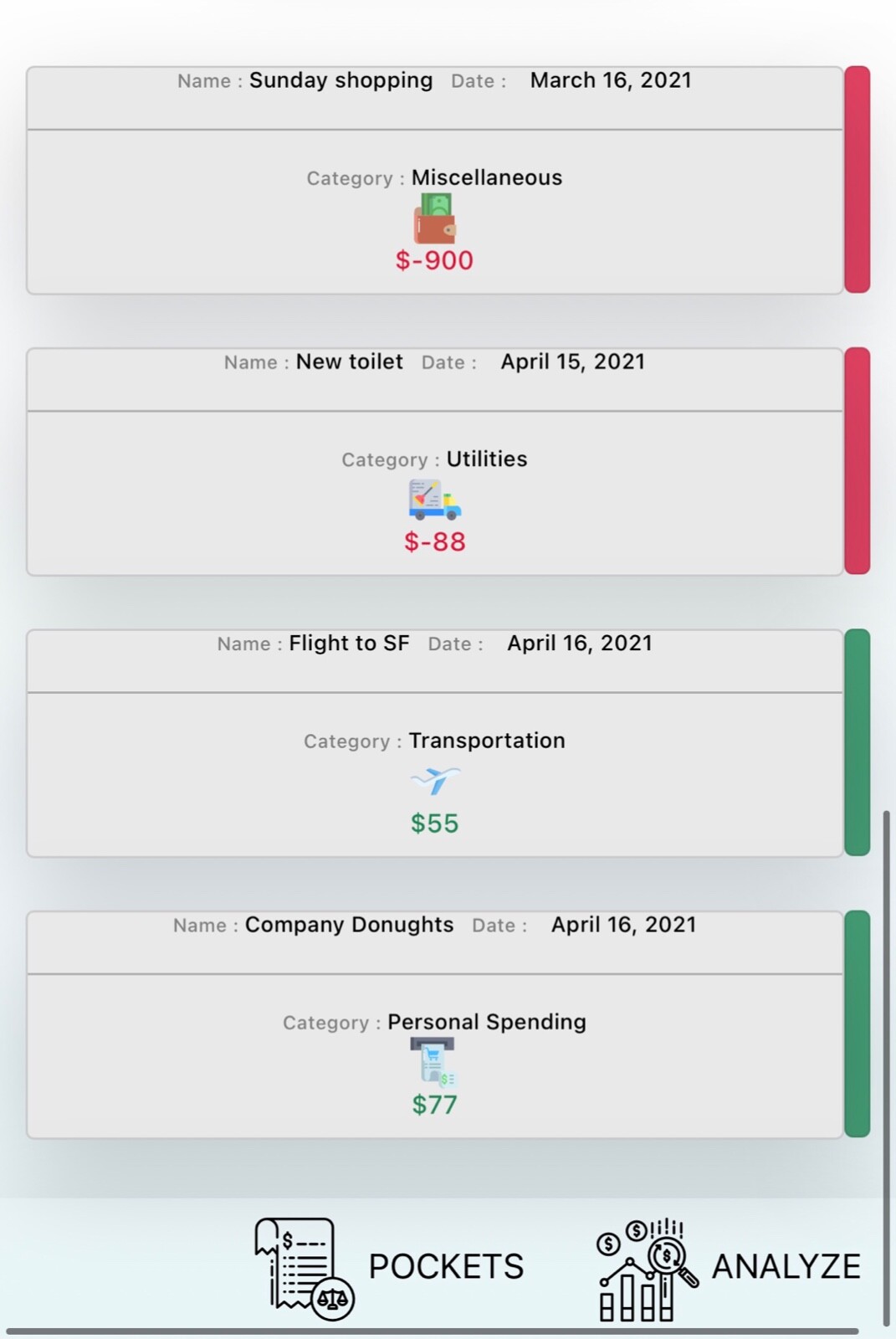 Full Stack Website / Expense Management System / GUI [with source code included]